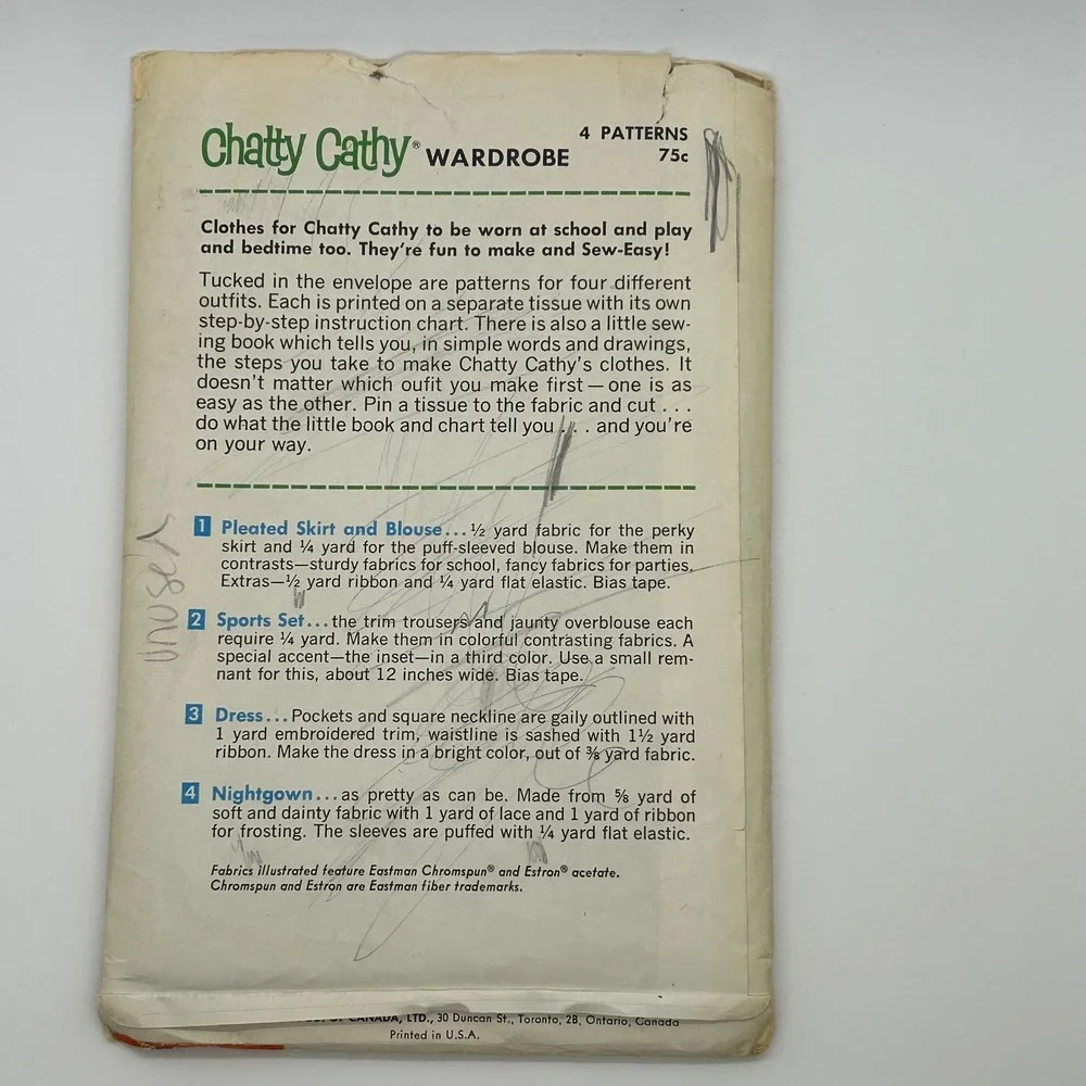 Advance vintage chatty